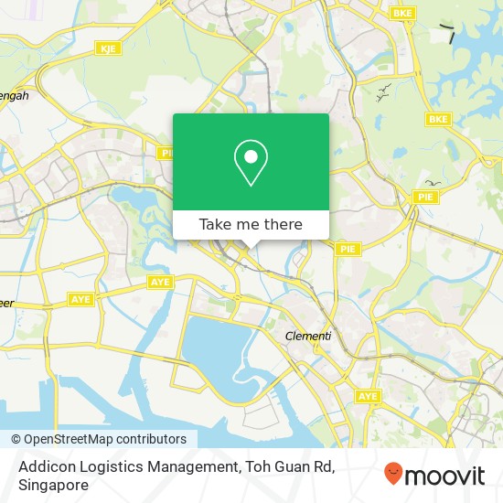 Addicon Logistics Management, Toh Guan Rd map