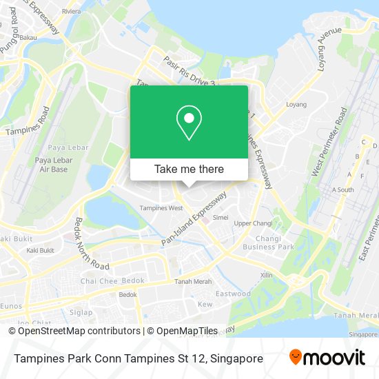 Tampines Park Conn Tampines St 12 map