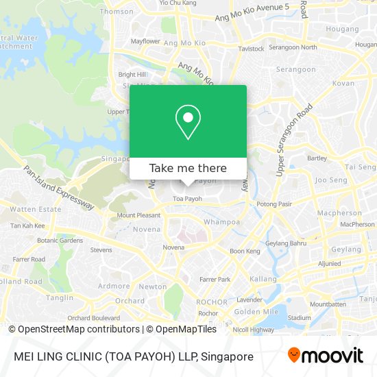 MEI LING CLINIC (TOA PAYOH) LLP map