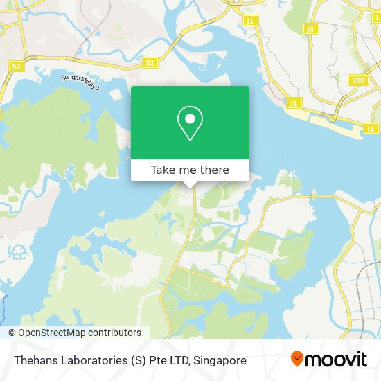 Thehans Laboratories (S) Pte LTD地图