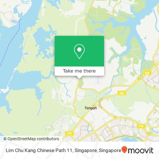 Lim Chu Kang Chinese Path 11, Singapore map
