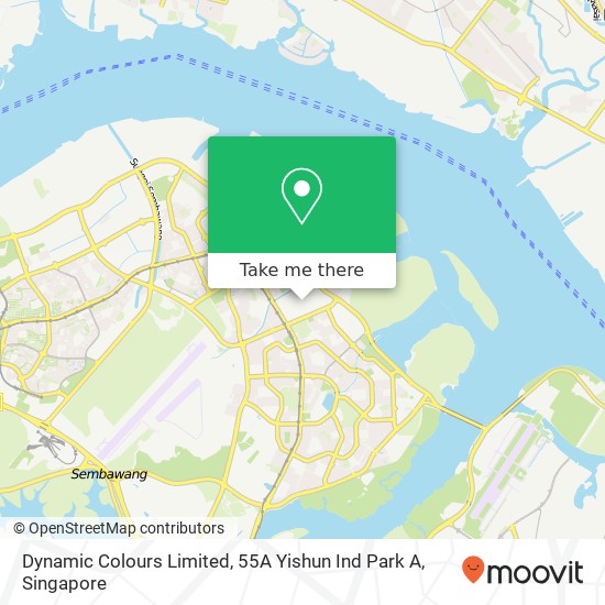 Dynamic Colours Limited, 55A Yishun Ind Park A地图