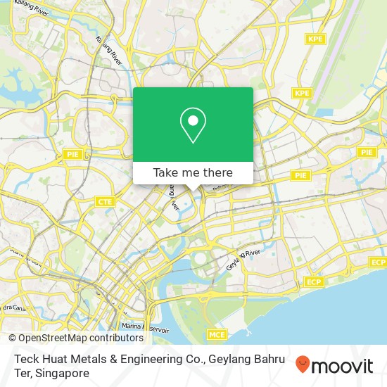 Teck Huat Metals & Engineering Co., Geylang Bahru Ter map