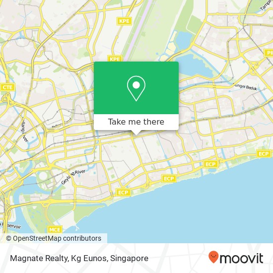 Magnate Realty, Kg Eunos地图