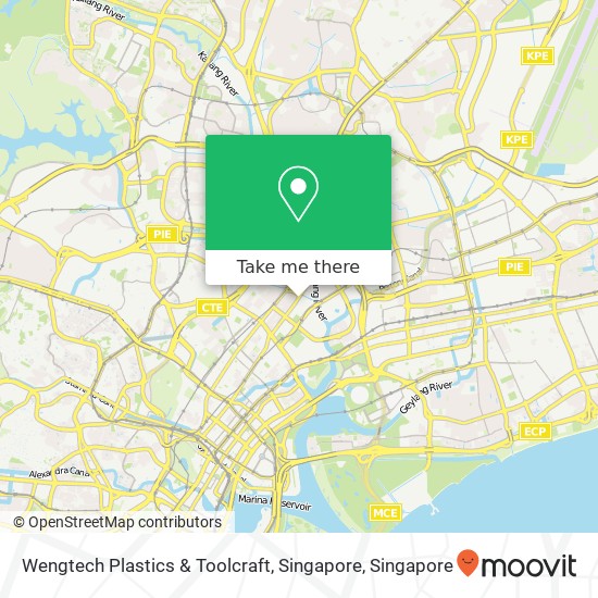 Wengtech Plastics & Toolcraft, Singapore map