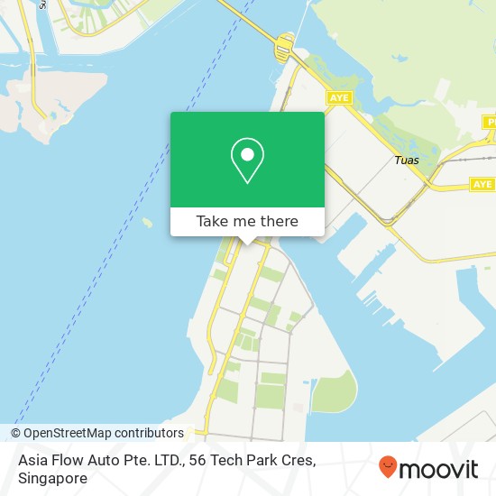 Asia Flow Auto Pte. LTD., 56 Tech Park Cres map