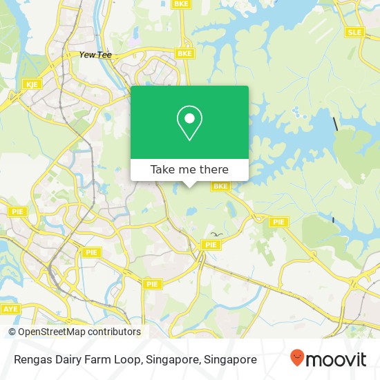 Rengas Dairy Farm Loop, Singapore map