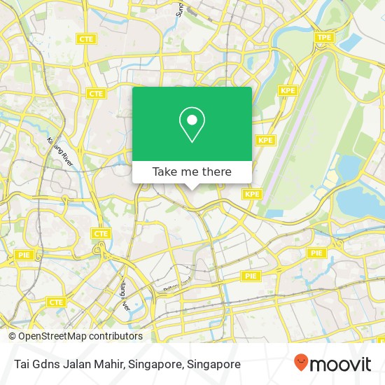 Tai Gdns Jalan Mahir, Singapore map