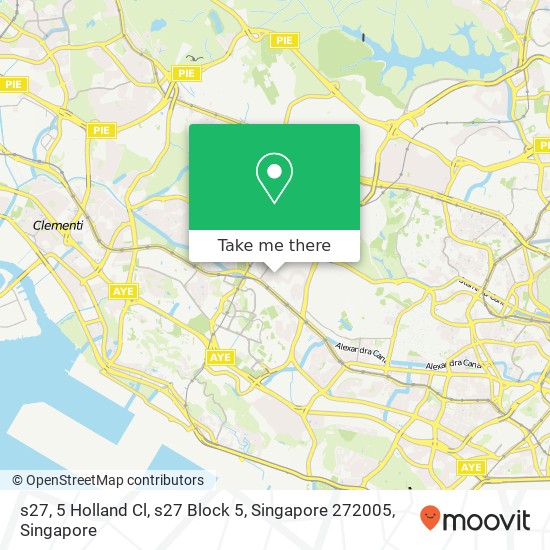 s27, 5 Holland Cl, s27 Block 5, Singapore 272005 map