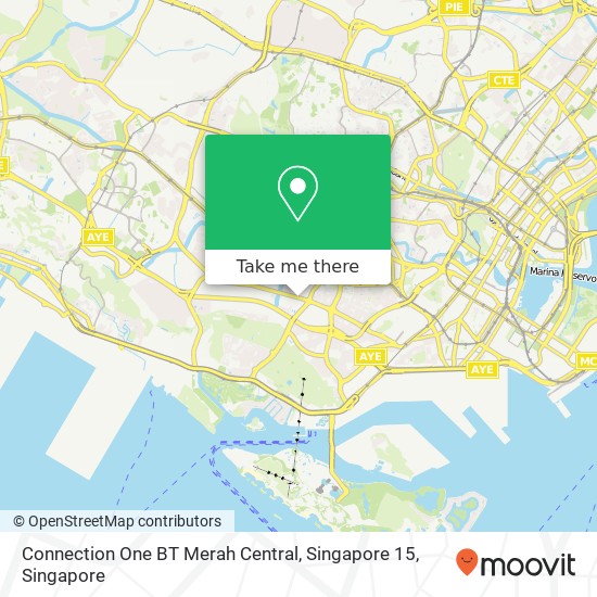 Connection One BT Merah Central, Singapore 15 map
