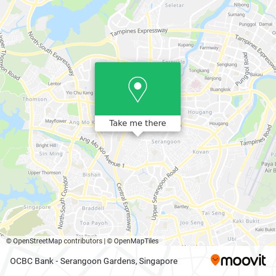 OCBC Bank - Serangoon Gardens地图