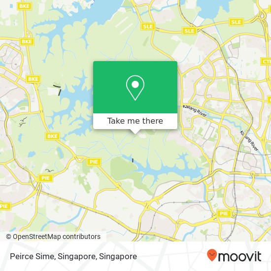 Peirce Sime, Singapore map