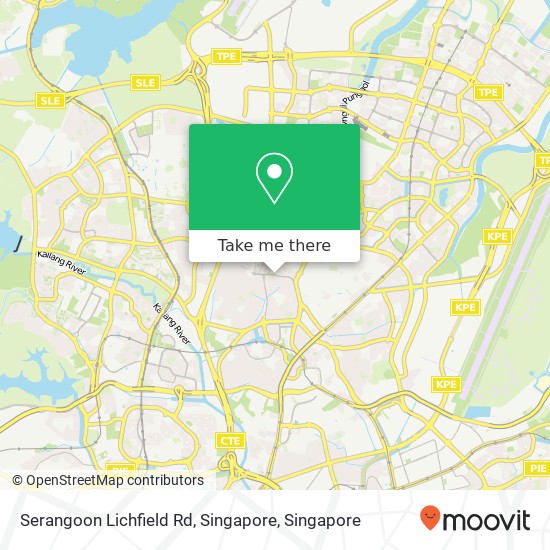 Serangoon Lichfield Rd, Singapore map