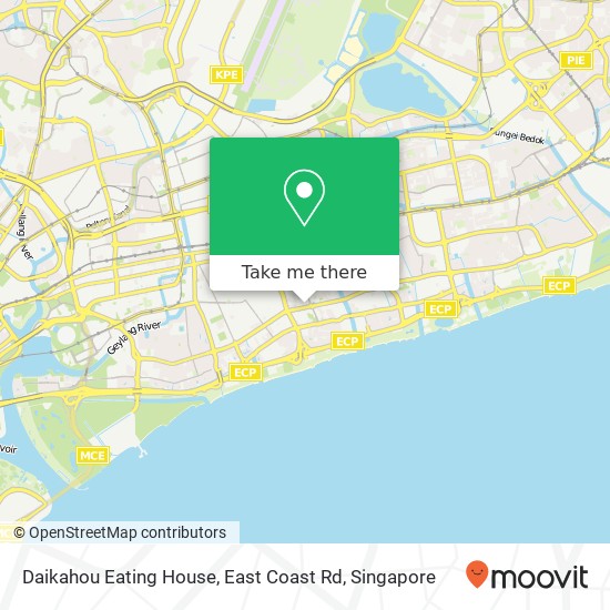 Daikahou Eating House, East Coast Rd map