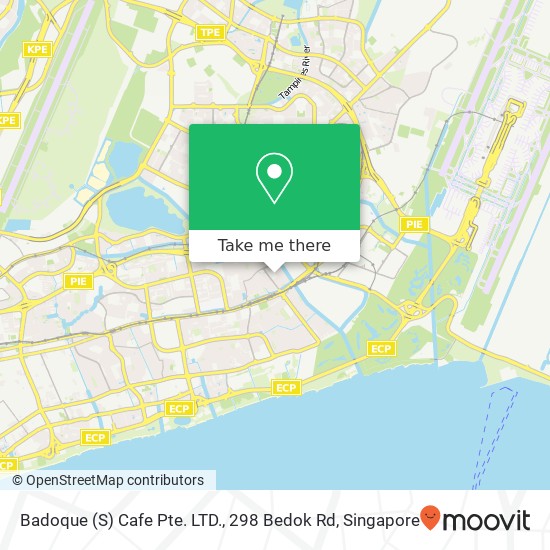 Badoque (S) Cafe Pte. LTD., 298 Bedok Rd map