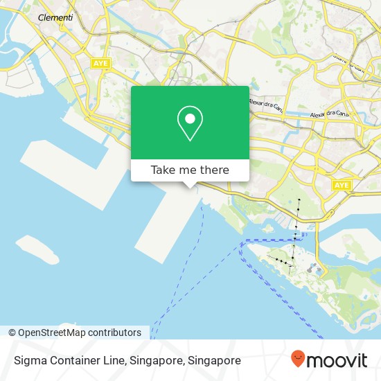 Sigma Container Line, Singapore map