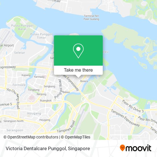 Victoria Dentalcare Punggol map