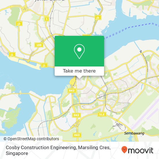 Cosby Construction Engineering, Marsiling Cres map