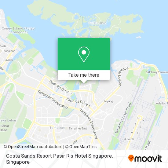 Costa Sands Resort Pasir Ris Hotel Singapore地图