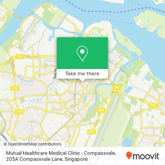 Mutual Healthcare Medical Clinic - Compassvale, 205A Compassvale Lane地图