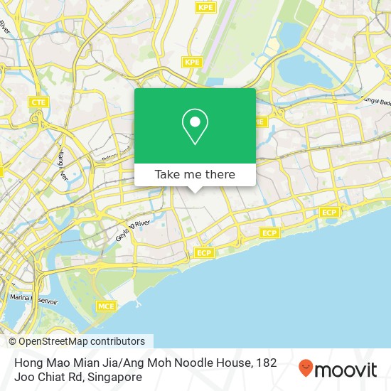 Hong Mao Mian Jia / Ang Moh Noodle House, 182 Joo Chiat Rd地图