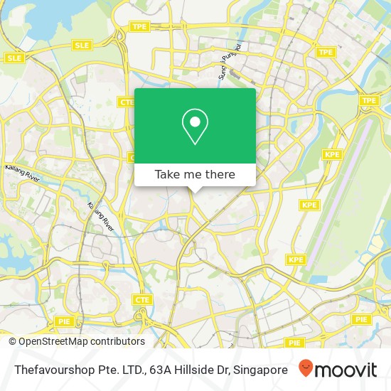 Thefavourshop Pte. LTD., 63A Hillside Dr地图