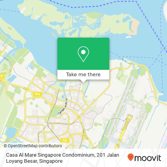 Casa Al Mare Singapore Condominium, 201 Jalan Loyang Besar map