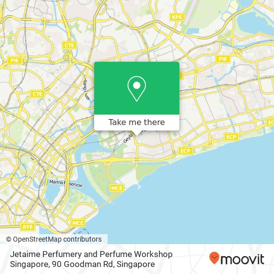 Jetaime Perfumery and Perfume Workshop Singapore, 90 Goodman Rd map