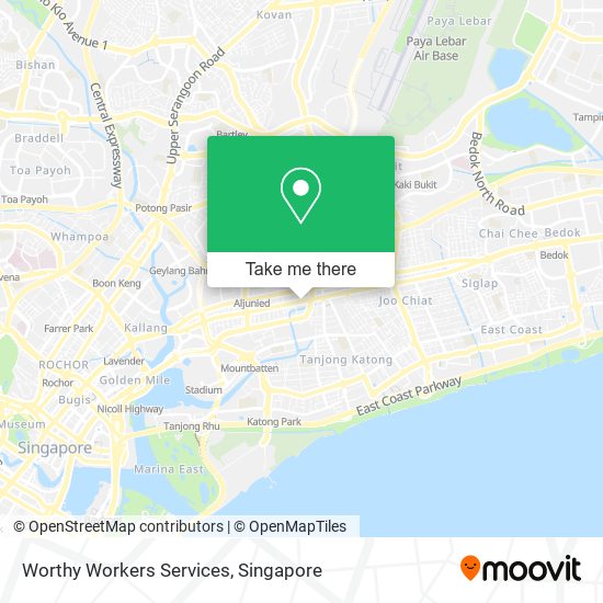 Worthy Workers Services map