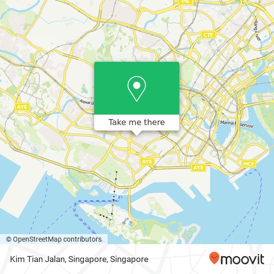 Kim Tian Jalan, Singapore地图