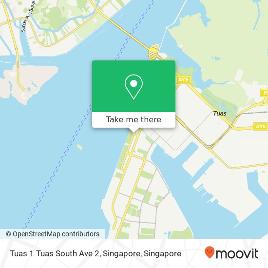 Tuas 1 Tuas South Ave 2, Singapore map