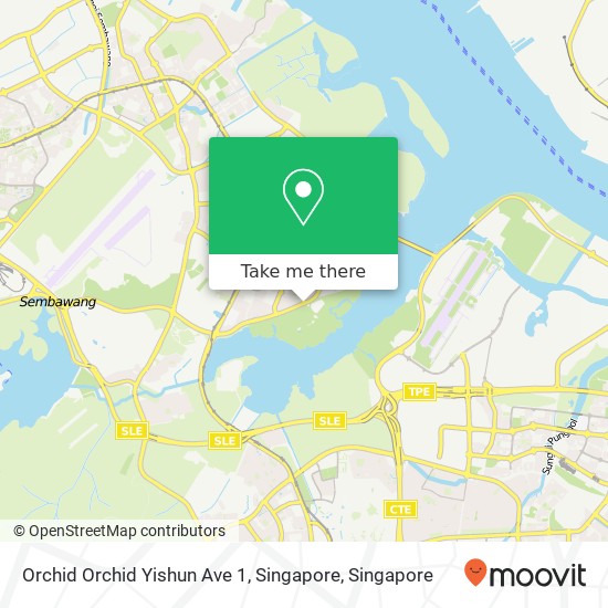 Orchid Orchid Yishun Ave 1, Singapore地图