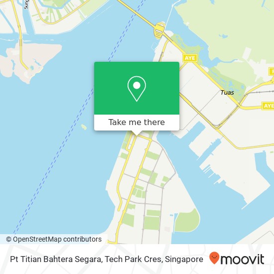 Pt Titian Bahtera Segara, Tech Park Cres map