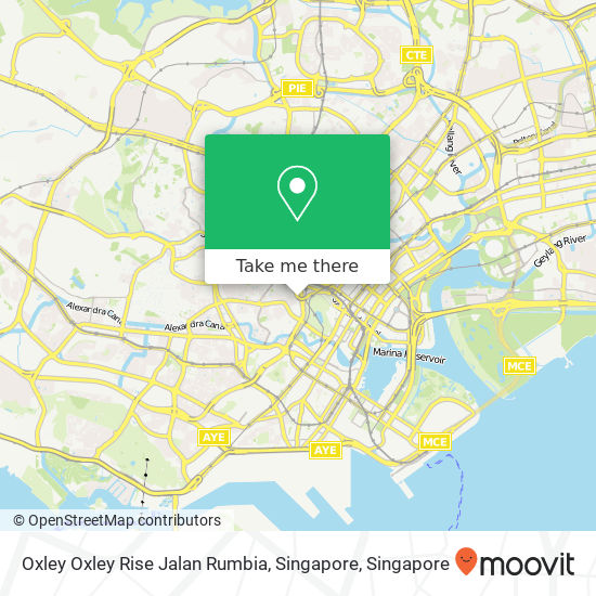 Oxley Oxley Rise Jalan Rumbia, Singapore map