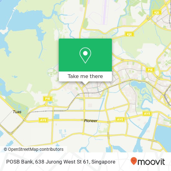 POSB Bank, 638 Jurong West St 61 map