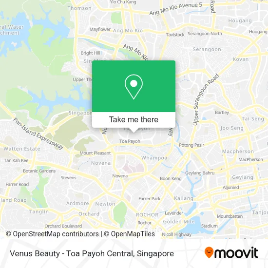 Venus Beauty - Toa Payoh Central map