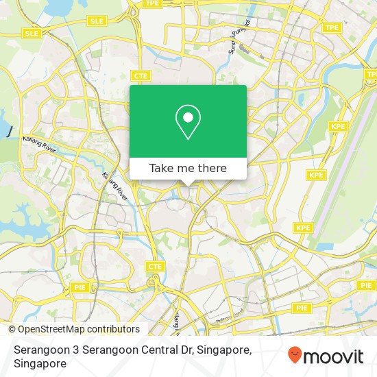 Serangoon 3 Serangoon Central Dr, Singapore map