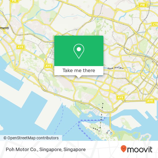 Poh Motor Co., Singapore map