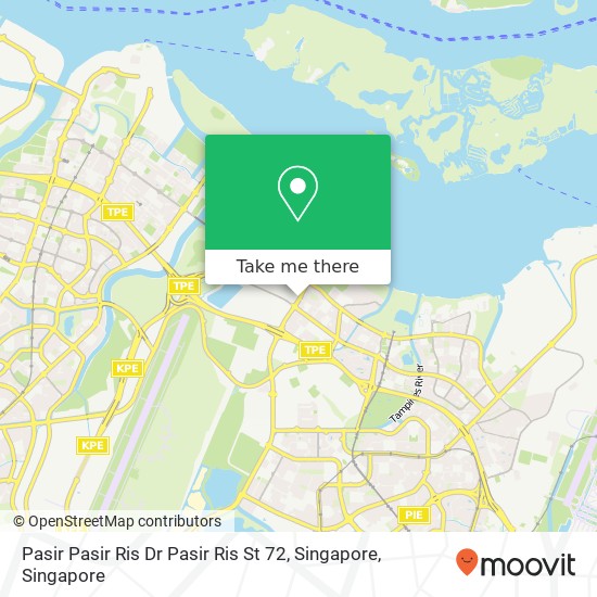 Pasir Pasir Ris Dr Pasir Ris St 72, Singapore map
