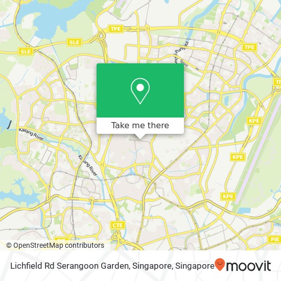 Lichfield Rd Serangoon Garden, Singapore地图