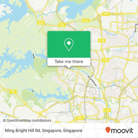 Ming Bright Hill Rd, Singapore map