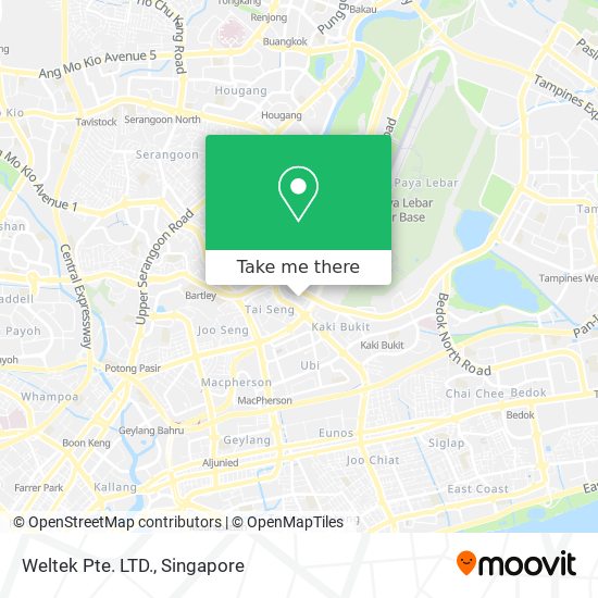 Weltek Pte. LTD. map