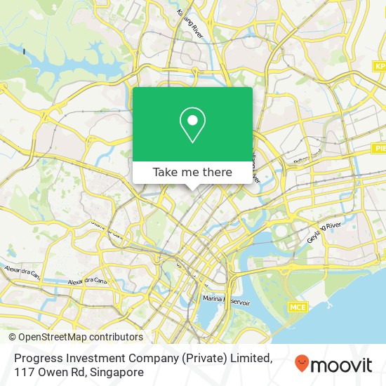 Progress Investment Company (Private) Limited, 117 Owen Rd map