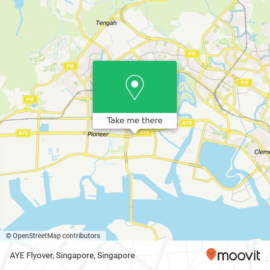 AYE Flyover, Singapore地图