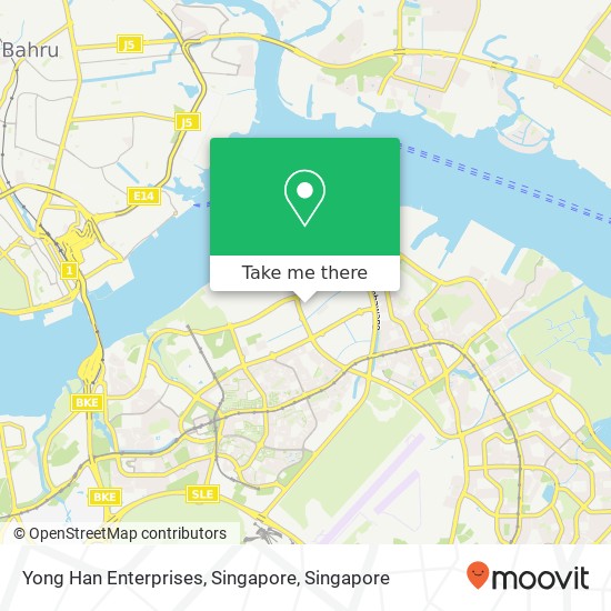 Yong Han Enterprises, Singapore map