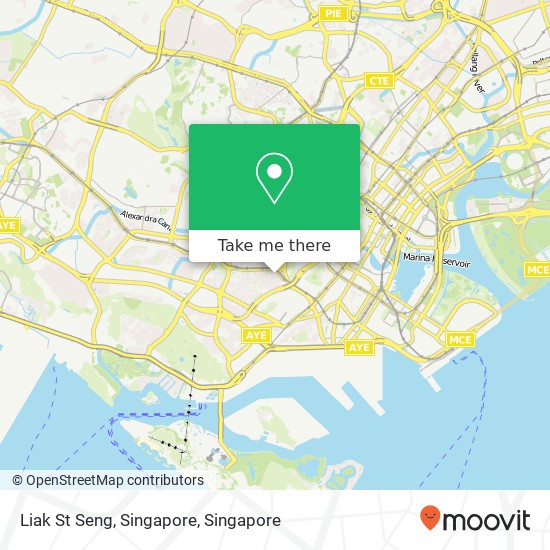Liak St Seng, Singapore map