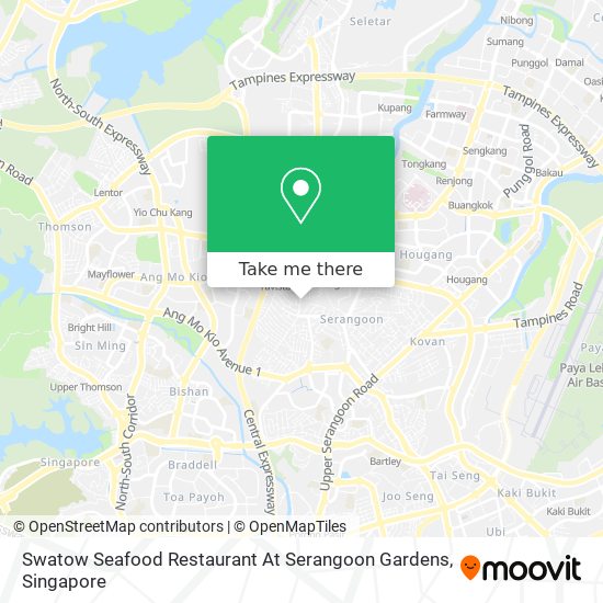 Swatow Seafood Restaurant At Serangoon Gardens地图