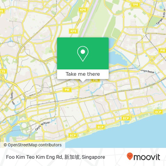 Foo Kim Teo Kim Eng Rd, 新加坡地图