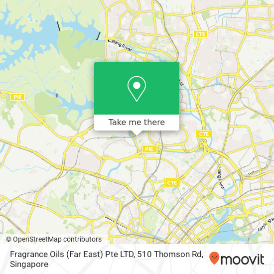 Fragrance Oils (Far East) Pte LTD, 510 Thomson Rd map