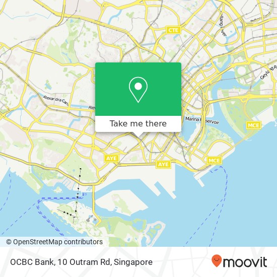 OCBC Bank, 10 Outram Rd map